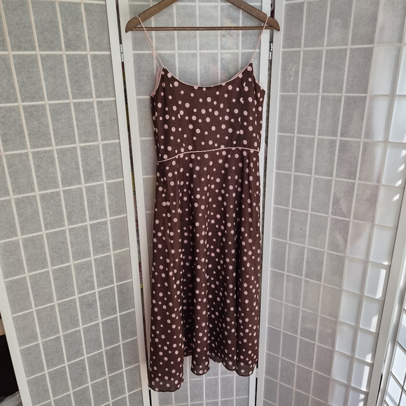 Vintage Polka Dot Dress Sz 6 - Picture 8 of 9
